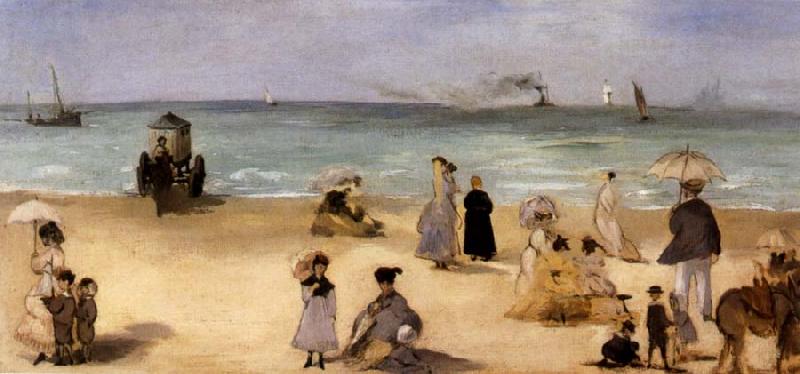 Edgar Degas Beach Scene oil painting image